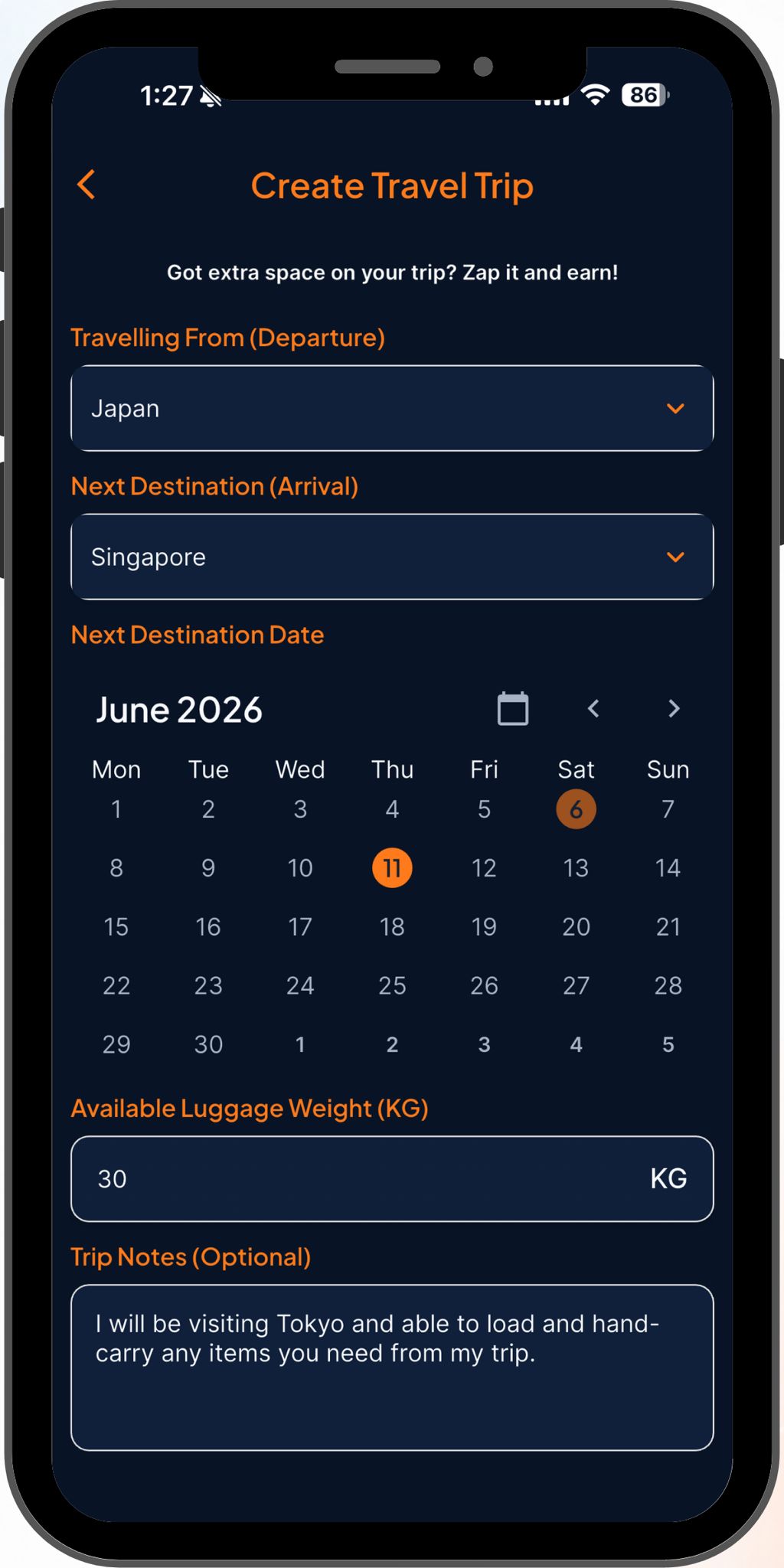 ZapLah app screen 5